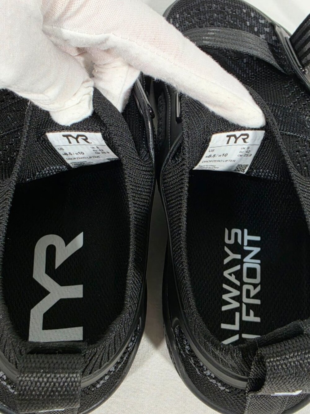 TYR DZ-1 DropZero Barefoot BLACK Trainer-Stability Strap Athletic Shoe Men's 8.5 - Picture 14 of 16